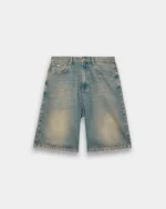 Distressed Baggy Jorts blue
