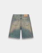 Distressed Baggy Jorts blue f