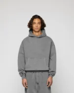 Heavy Stone Gray Basic Hoodie f