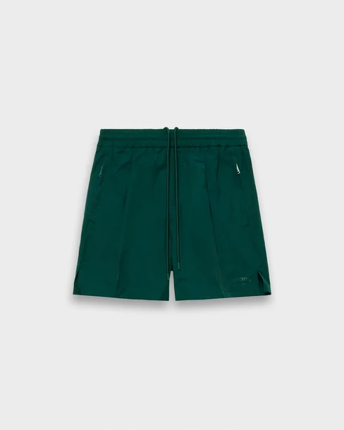 Nylon Track Shorts Green Nylon Track Shorts Green