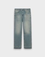 Open Hem Straight Denim f