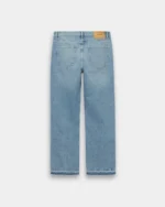 Open Hem Straight Denim f