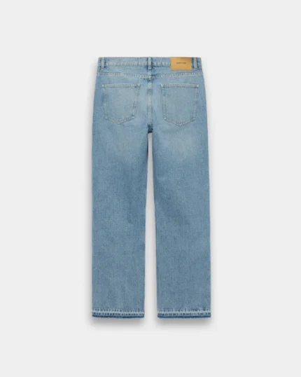 Open Hem Straight Denim f