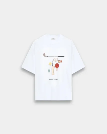 Printed Light Oversized T Shirt f