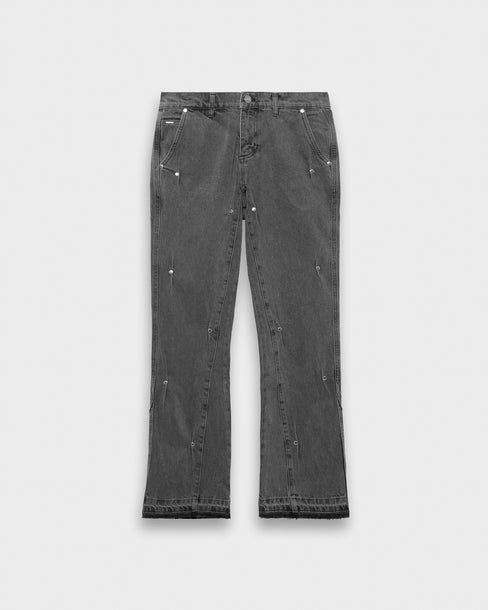 Rivet Flared Denim Rivet Flared Denim